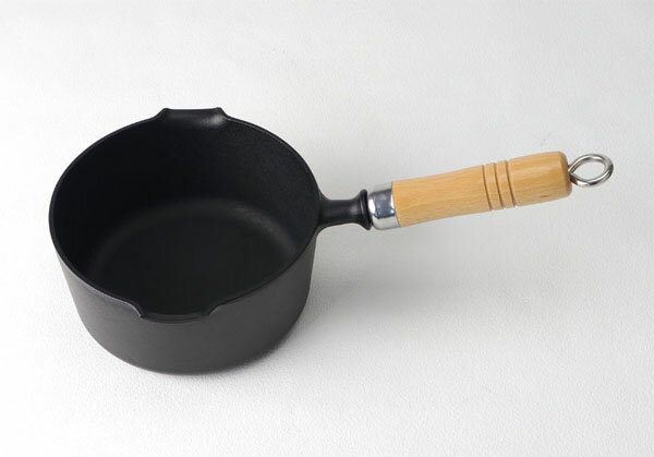 南部鉄器 『片手鍋 16cm(両口)』 岩鋳 日本製 キッチンウエアーSanki
