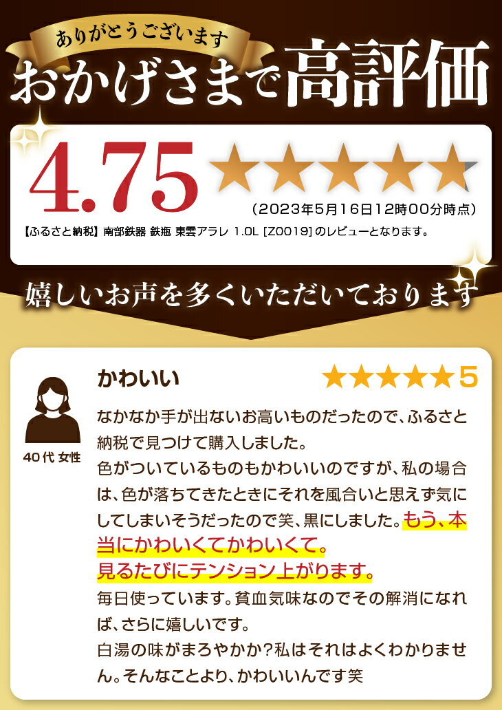 【ふるさと納税】 南部鉄器 鉄瓶 東雲アラレ 1.0L 【OIGEN 作】 IH調理器 伝統工芸品 白湯がオススメ！ やかん ケトル キッチン用品 食器 日用品 雑貨 日本製 鉄分 窯焼き 白湯 デトックス 縁起物 調理 アウトドア 職人 直火 [Z0019] 岩手県奥州市